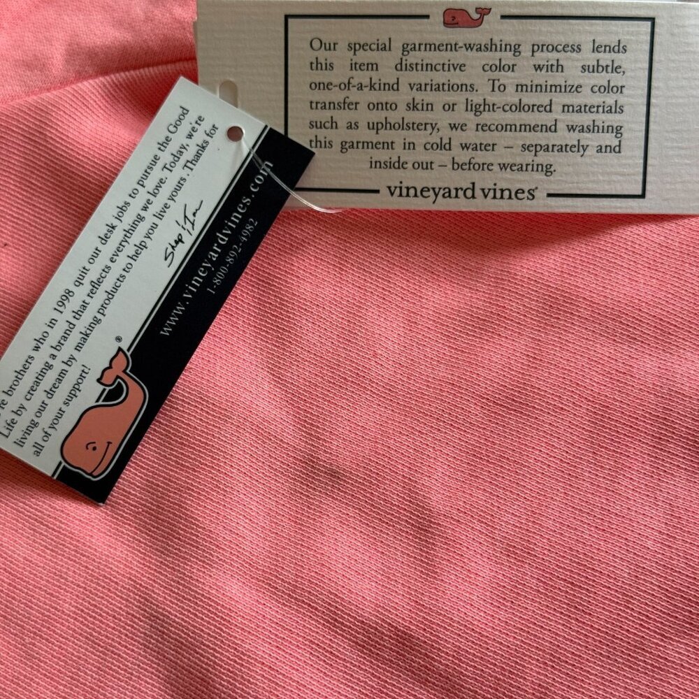 Vineyard Vines Unisex Fashion Knits Sweatshirt Neon Pink - Picture 6 of 9